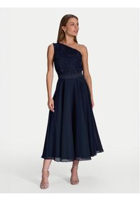 Swing Sukienka koktajlowa 5AI01500 Granatowy Regular Fit. Kolor: niebieski. Materiał: syntetyk. Styl: wizytowy #1