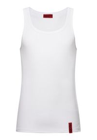 Hugo Tank top Idol 50428885 Biały Slim Fit. Kolor: biały. Materiał: bawełna