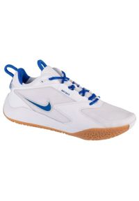 Buty do siatkówki Nike Air Zoom Hyperace 3 FQ7074-106 białe. Zapięcie: sznurówki. Kolor: biały. Materiał: syntetyk, guma, tkanina. Szerokość cholewki: normalna. Model: Nike Zoom. Sport: siatkówka