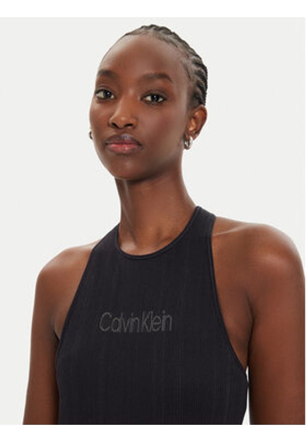 Calvin Klein Performance Sukienka letnia 00GWF4D900 Czarny Slim Fit. Kolor: czarny. Materiał: syntetyk. Sezon: lato
