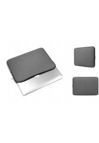 NoName - TORBA ETUI POKROWIEC NA LAPTOPA MACBOOK PRO AIR 13 SZARA GREY. Kolor: szary #1