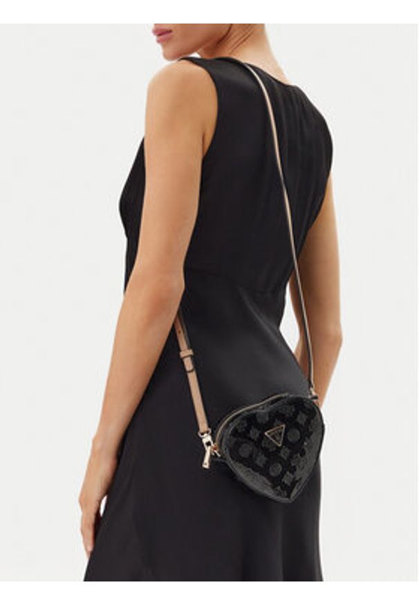 Guess Torebka HWTV94 96770 Czarny. Kolor: czarny. Materiał: skórzane