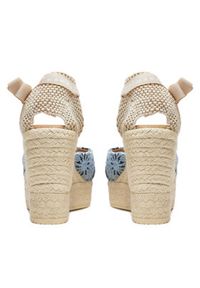 Manebi Espadryle Yucatan Wedge Espadrilles G 0.4 WV Niebieski. Kolor: niebieski. Materiał: materiał #4