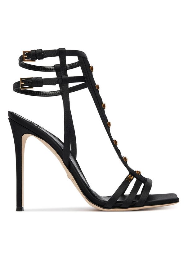 Sandały Elisabetta Franchi. Kolor: czarny