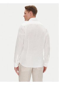 JOOP! Koszula 17 JSH-146Pai-W 30046075 Biały Slim Fit. Kolor: biały. Materiał: len #3