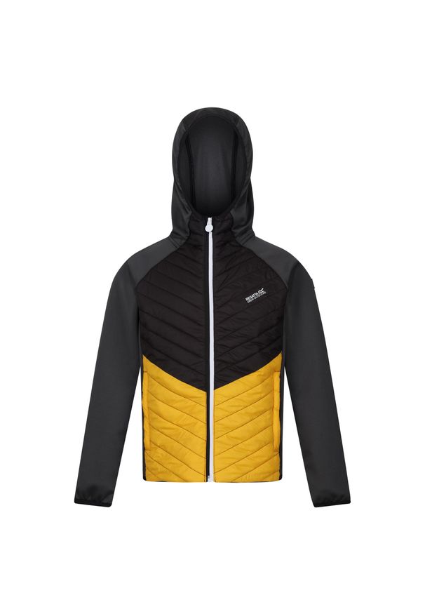 Regatta - Kurtka Dziecięca/dziecięca Kielder Hybrid VII Padded Jacket. Kolor: wielokolorowy, żółty, szary