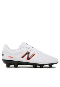 New Balance Buty do piłki nożnej 442 v2 Academy Jnr Fg JS43FWD2 Biały. Kolor: biały. Materiał: skóra