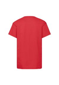 FRUIT OF THE LOOM - Oryginalna Koszulka Dla Dzieci. Kolor: czerwony. Sport: turystyka piesza