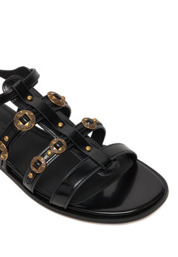 Pinko - PINKO Sandały Milly 07 SD0469 E037 Czarny. Kolor: czarny. Materiał: skóra