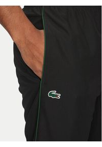 Lacoste Dres WH8987 Czarny Regular Fit. Kolor: czarny. Materiał: syntetyk #3