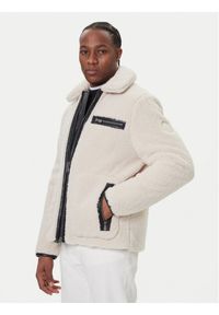 Save The Duck Kożuch D32522M BUBU21 Beżowy Regular Fit. Kolor: beżowy. Materiał: syntetyk #1