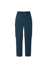 Vaude - Elastyczne spodnie dziecięce VAUDE Detective ZO II. Kolor: niebieski. Sezon: lato. Sport: turystyka piesza #1
