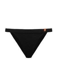MUUV Figi kąpielowe Hotpants Tanga kolor czarny. Kolor: czarny. Materiał: materiał, guma, żakard #3