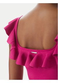 MICHAEL Michael Kors Sukienka codzienna MS683CG33D Różowy ciemny Slim Fit. Okazja: na co dzień. Kolor: różowy. Materiał: wiskoza. Typ sukienki: proste. Styl: casual #2