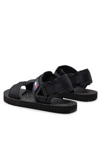 Tommy Jeans Sandały Tjm Sandal Luxe EM0EM01387 Czarny. Kolor: czarny. Materiał: materiał #3