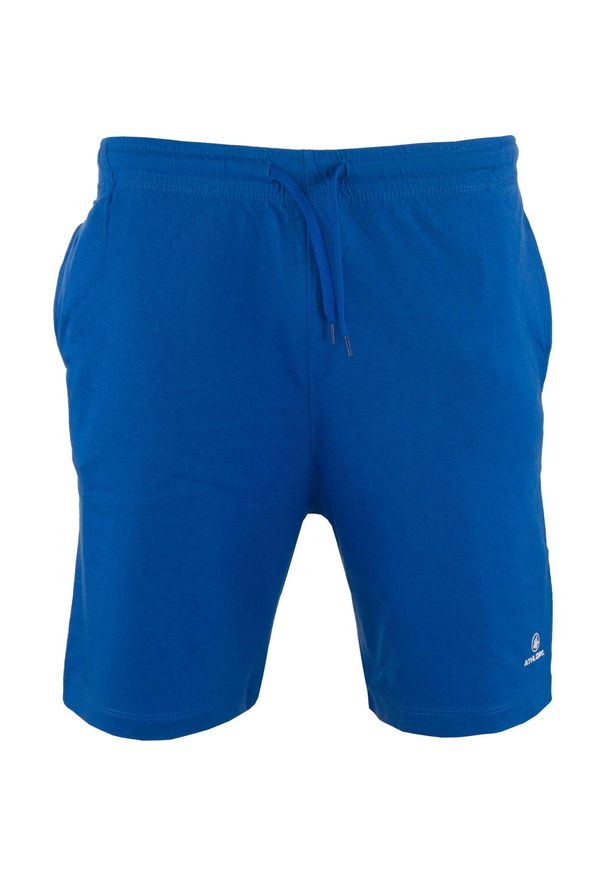 ZSPORT - Męskie Szorty Sportowe ATHL DPT Nunzio Royal 2XL - Oddychające i Wygodne. Kolor: niebieski. Materiał: bawełna. Sport: turystyka piesza