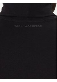 Karl Lagerfeld - KARL LAGERFELD Golf 755023 554226 Czarny Regular Fit. Typ kołnierza: golf. Kolor: czarny. Materiał: bawełna #4