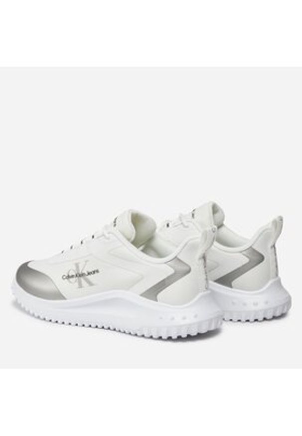 Calvin Klein Jeans Sneakersy YW0YW01442 Biały. Kolor: biały. Materiał: materiał