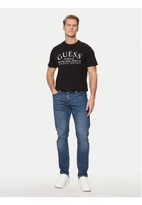 Guess T-Shirt M5RI43 K9RM1 Czarny Regular Fit. Kolor: czarny. Materiał: bawełna