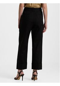 Lauren Ralph Lauren Spodnie materiałowe 200871814008 Czarny Relaxed Fit. Kolor: czarny. Materiał: bawełna #5