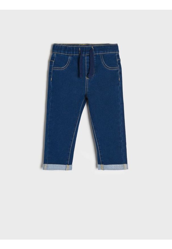 Sinsay - Jeansy - niebieski. Kolor: niebieski. Materiał: jeans. Długość: długie