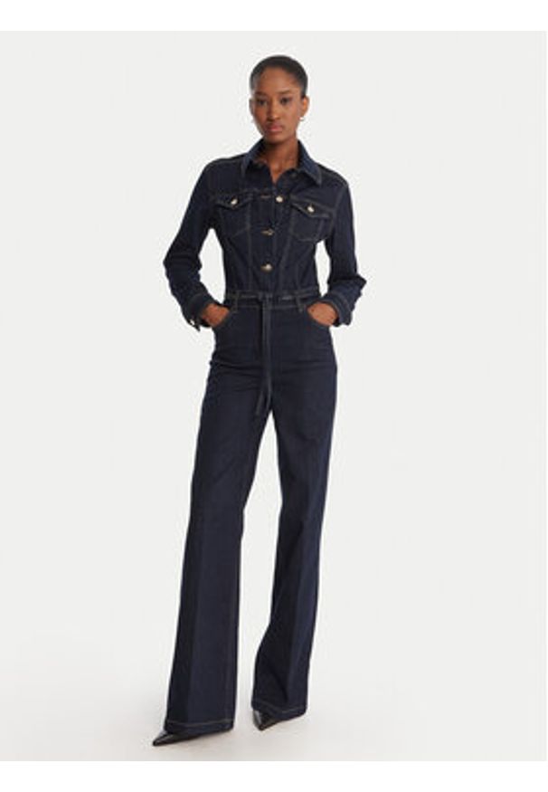 Liu Jo Kombinezon UF5167 D4925 Niebieski Regular Fit. Kolor: niebieski. Materiał: bawełna