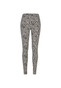 Legging duże rozmiary damskie Urban Classics Soft AOP. Kolekcja: plus size. Kolor: czarny #1