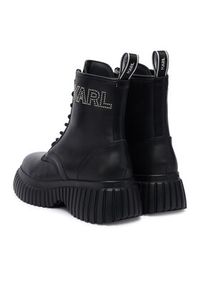 Karl Lagerfeld - KARL LAGERFELD Trzewiki KL44475 Czarny. Kolor: czarny. Materiał: skóra #5