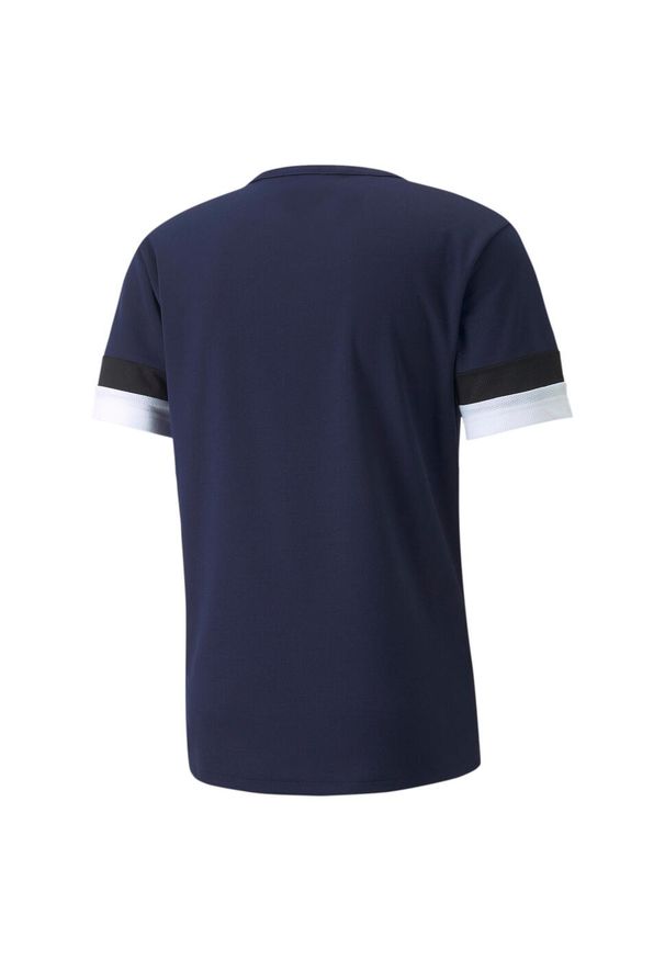 Puma - Koszulka piłkarska męska PUMA teamRISE Jersey. Kolor: wielokolorowy, niebieski, czarny. Materiał: jersey, poliester. Sport: piłka nożna