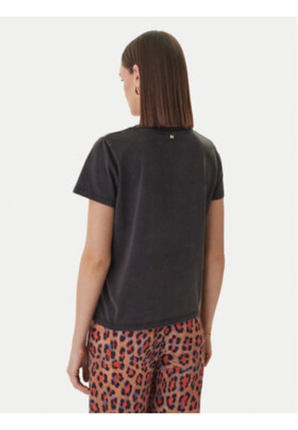 LOLA CASADEMUNT T-Shirt MS2615050 Czarny Regular Fit. Kolor: czarny. Materiał: bawełna