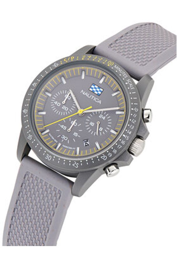 Nautica Zegarek Nautica One NAPNOF4S2 Szary. Kolor: szary