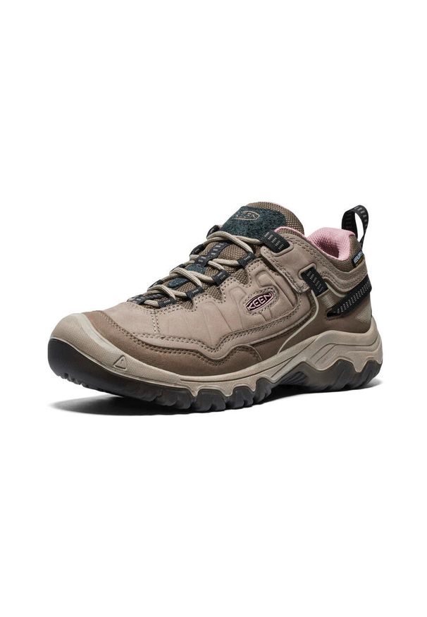 keen - Damskie buty trekkingowe Keen Targhee IV WP. Kolor: wielokolorowy, szary, różowy, czerwony. Styl: sportowy