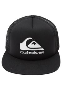 Quiksilver - Czapka Trucker dla Chłopcy FOAMSLAYER Czarny. Kolor: brązowy, zielony, wielokolorowy. Materiał: poliester. Wzór: nadruk