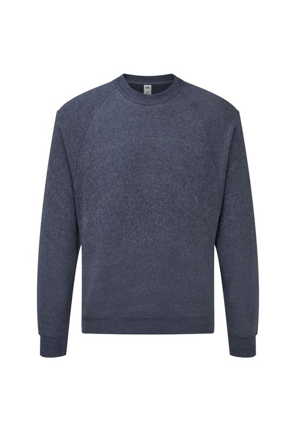 FRUIT OF THE LOOM - Klasyczna Bluza Raglanowa Unisex Dla Dorosłych. Kolor: niebieski. Długość rękawa: raglanowy rękaw