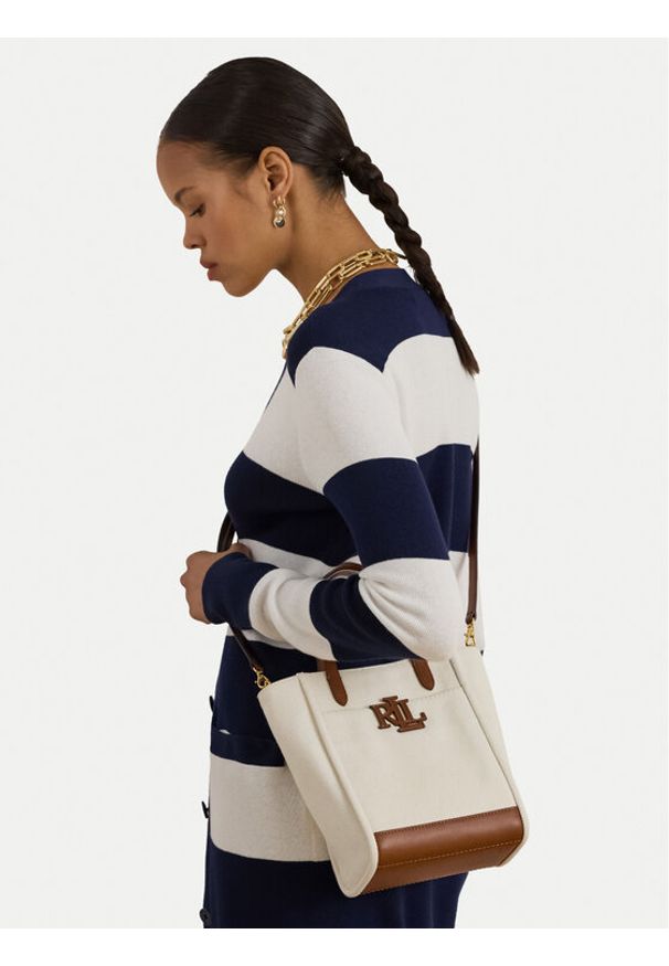 Lauren Ralph Lauren - LAUREN RALPH LAUREN Torebka 431982235003 Écru