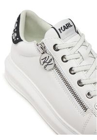 Karl Lagerfeld - KARL LAGERFELD Sneakersy Kapri KL62527F Biały. Kolor: biały. Materiał: skóra #4