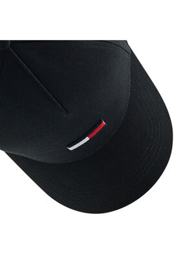 Tommy Jeans Czapka z daszkiem Tju Flag Cap AU0AU00843 Czarny. Kolor: czarny. Materiał: materiał