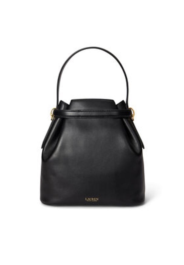 Lauren Ralph Lauren - LAUREN RALPH LAUREN Torebka 431982787001 Czarny. Kolor: czarny. Materiał: skórzane