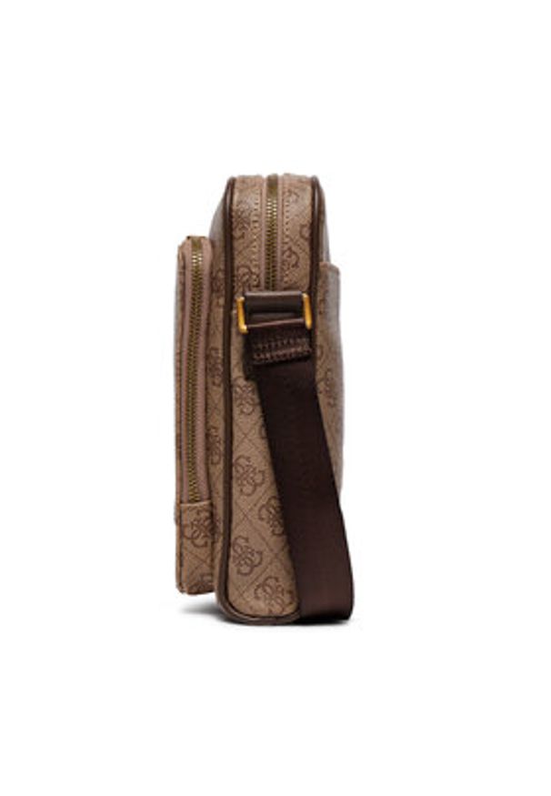 Guess Saszetka Milano HMMILO P4260 Beżowy. Kolor: beżowy. Materiał: skóra