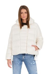 DIEGO M Biała damska kurtka, Rozmiar 40 EU - 44 IT. Kolor: biały #7