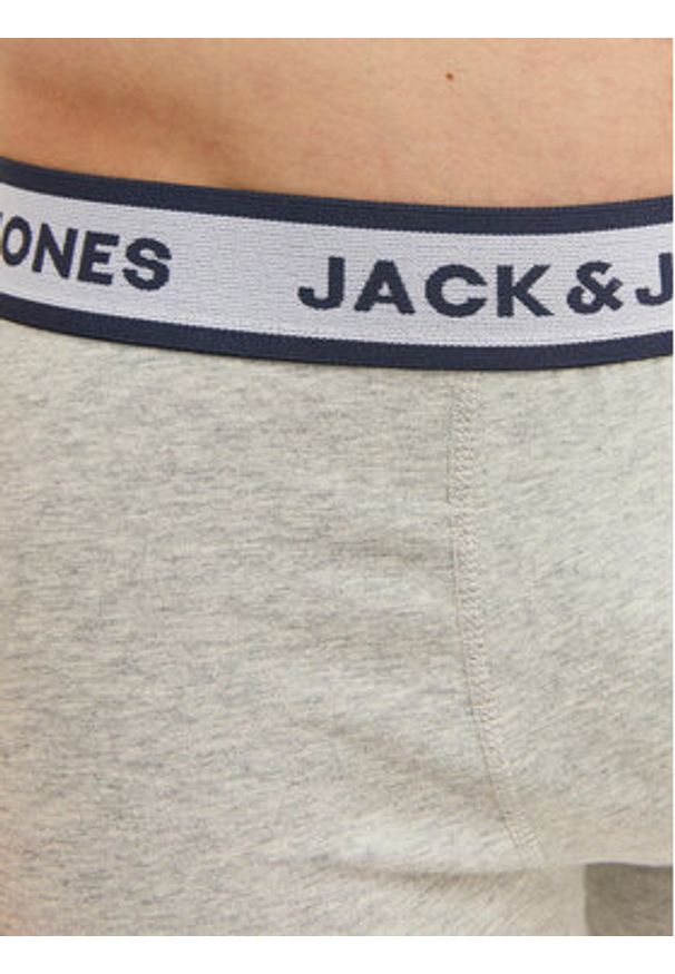 Jack & Jones Komplet 3 par bokserek 12229576 Kolorowy. Materiał: bawełna. Wzór: kolorowy