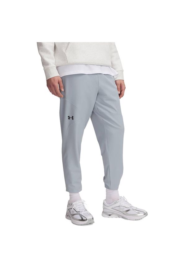 Spodnie treningowe męskie Under Armour Unstoppable Tapered. Kolor: niebieski. Sport: fitness