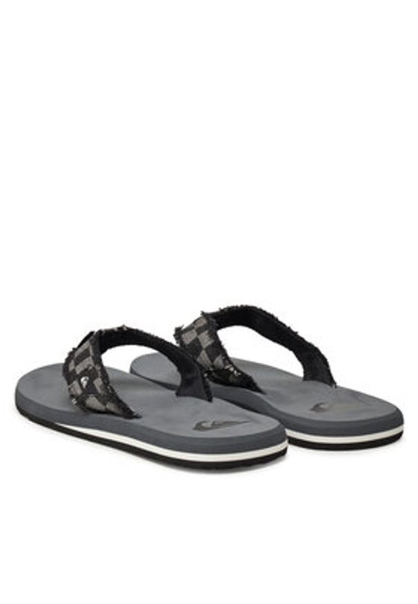 Quiksilver Japonki AQYL100047 Czarny. Kolor: czarny. Materiał: materiał