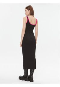 Versace Jeans Couture Sukienka codzienna 75HAO976 Czarny Slim Fit. Okazja: na co dzień. Kolor: czarny. Materiał: bawełna. Typ sukienki: proste. Styl: casual #4