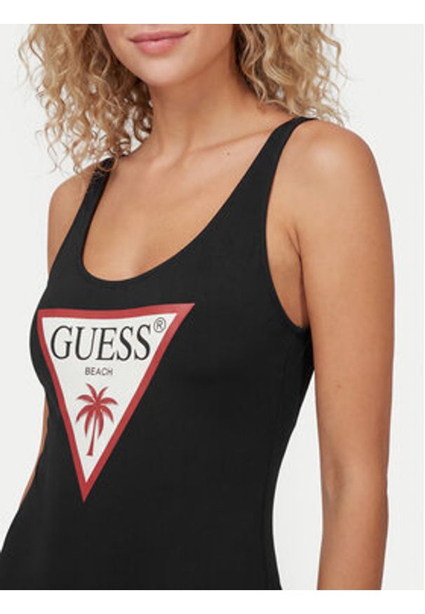 Guess Strój kąpielowy E6GJ43 KF442 Czarny. Kolor: czarny. Materiał: syntetyk