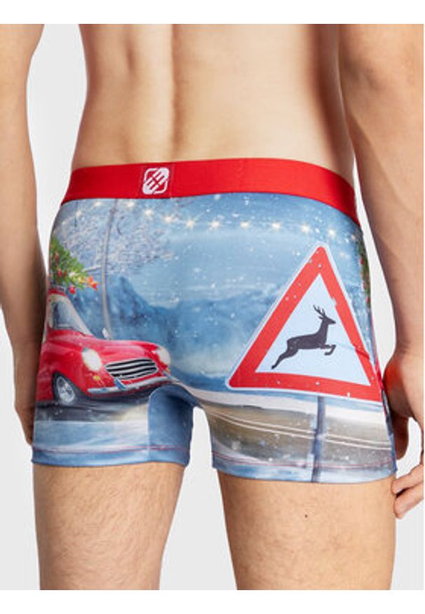Freegun Bokserki Christmas FGPA28/1/BM/CAR Kolorowy. Materiał: syntetyk. Wzór: kolorowy