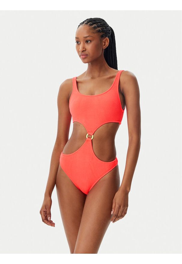 Banana Moon Strój kąpielowy Rolling Scrunch JAA13 Pomarańczowy. Kolor: pomarańczowy. Materiał: syntetyk