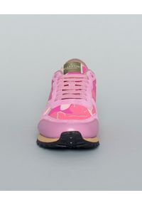 VALENTINO - Sneakersy Rockrunner. Kolor: biały. Materiał: zamsz, guma, materiał. Wzór: aplikacja #2