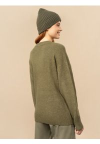 outhorn - Sweter oversize damski. Materiał: poliester, elastan, materiał, akryl, dzianina #4