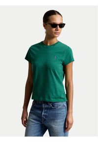 Polo Ralph Lauren T-Shirt 211B14605027 Zielony Regular Fit. Typ kołnierza: polo. Kolor: zielony. Materiał: bawełna #1